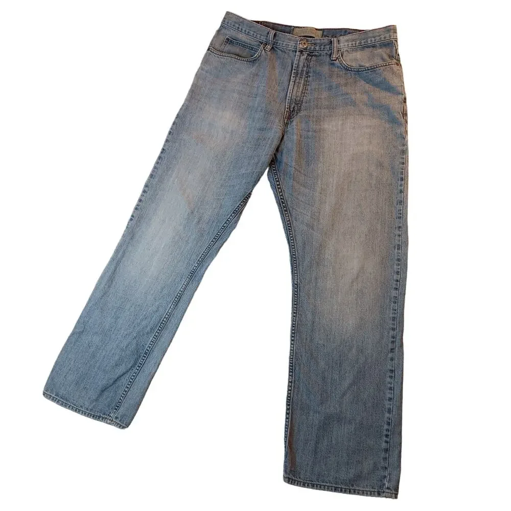 Wrangler Jeans Co. Vintage‎ Jeans 36X32 Blue Fade Relaxed Straight Barbed Wire